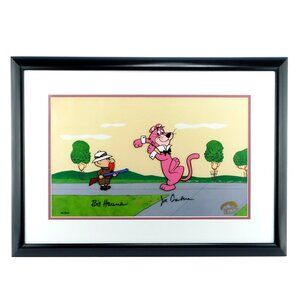 Exit Stage Left Snagglepuss Cel Hanna-Barbera Signed Limited Edition